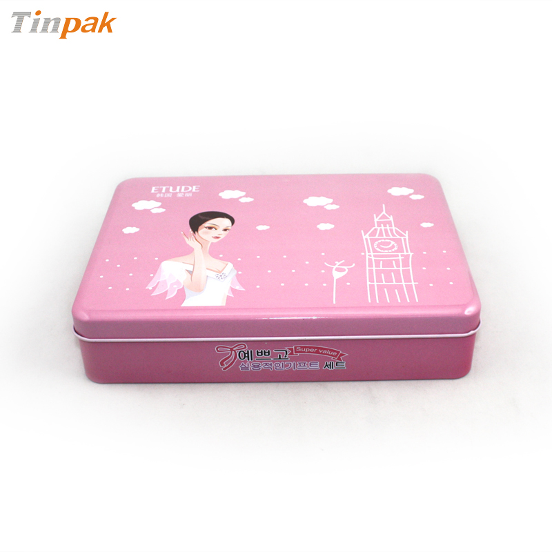 cosmetic tin box